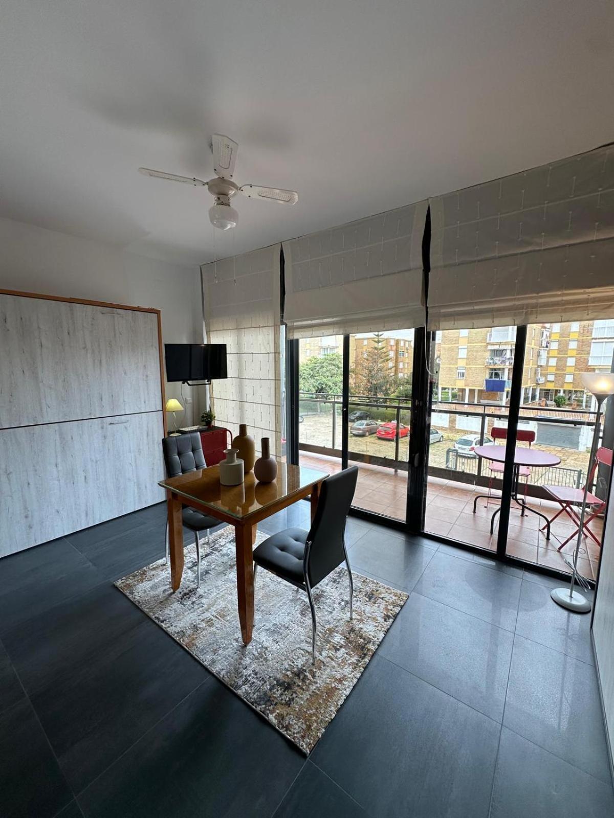 Estudio Con Piscina Y Garaje A 100 Mtr De La Playa Isla Cristina Bagian luar foto
